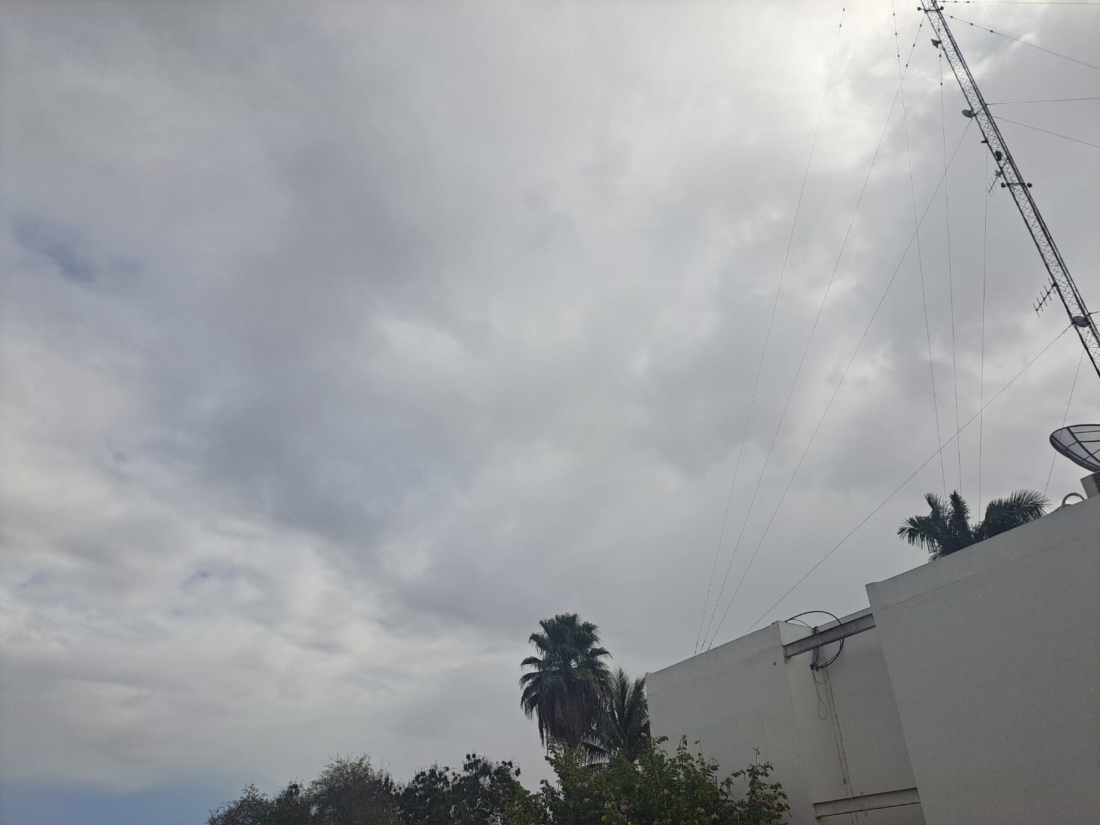 Nubes en el norte de Sinaloa