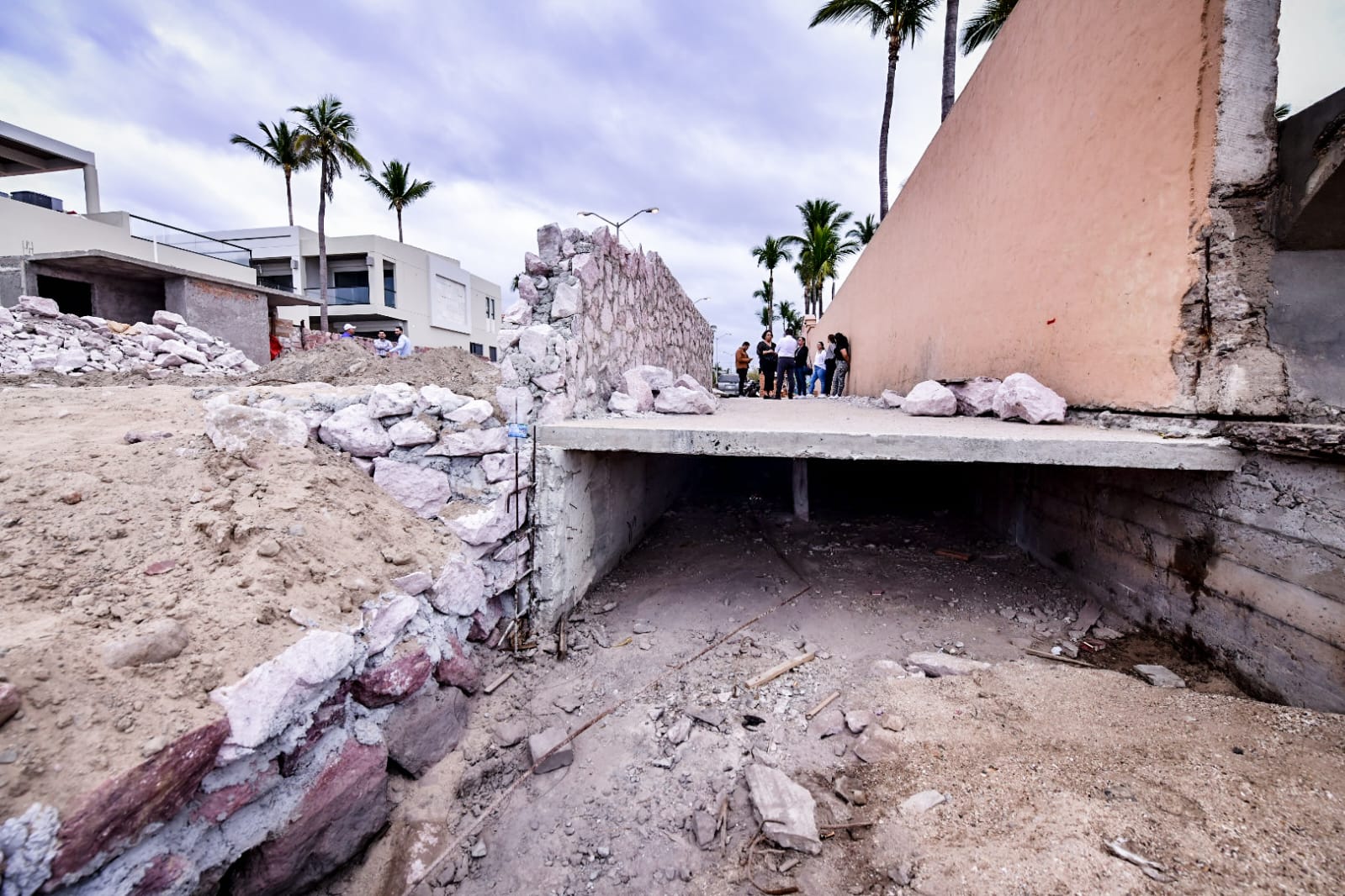 Playa en rehabilitación