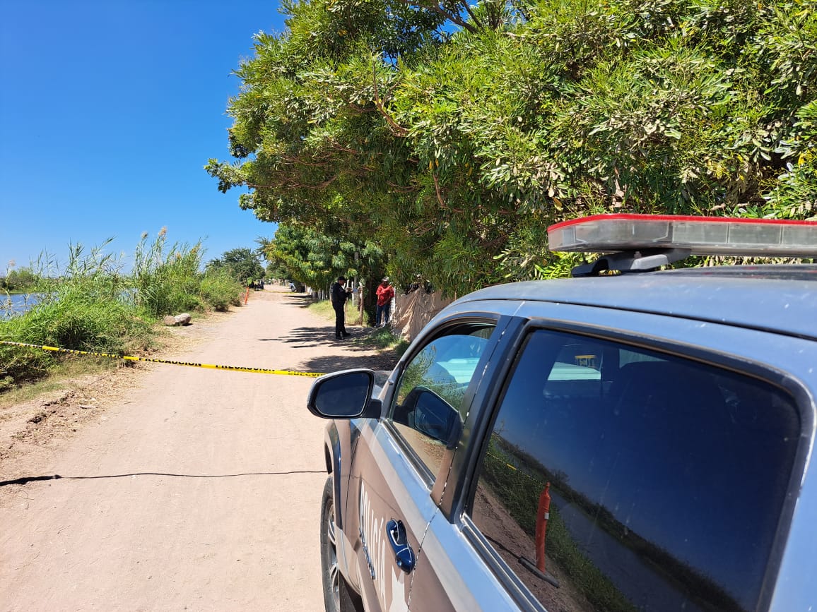 Policía Municipal en el lugar del hallazgo