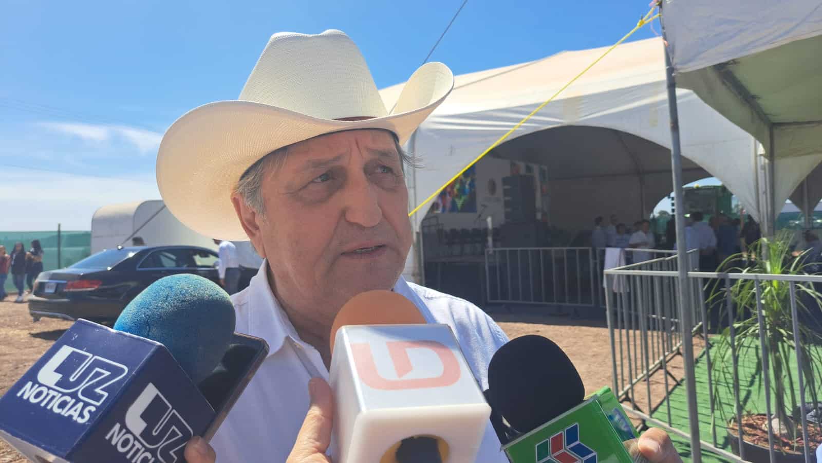 presidente de la Confederación de Asociaciones Agrícolas del Estado de Sinaloa, Marte Vega Román.