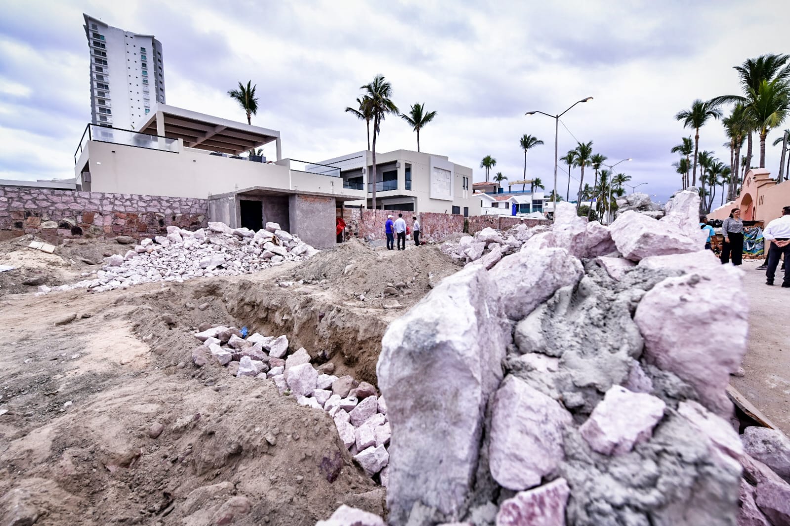 Playa en rehabilitación