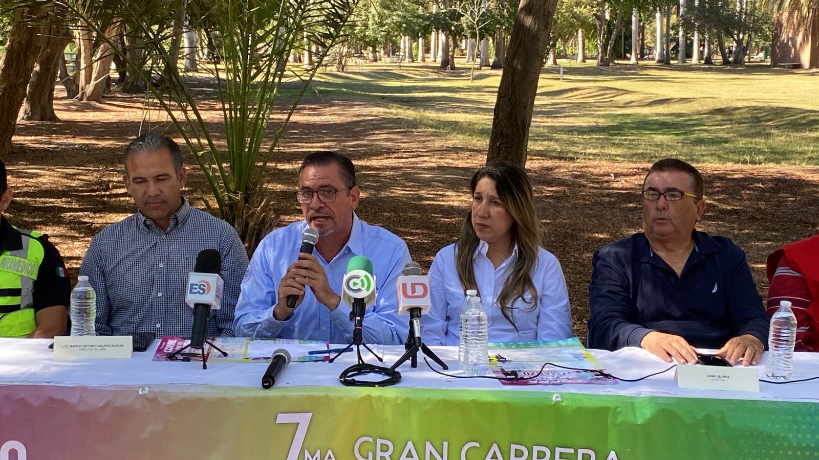 Rueda de prensa de la Carrera Pedestre del Parque Sinaloa 