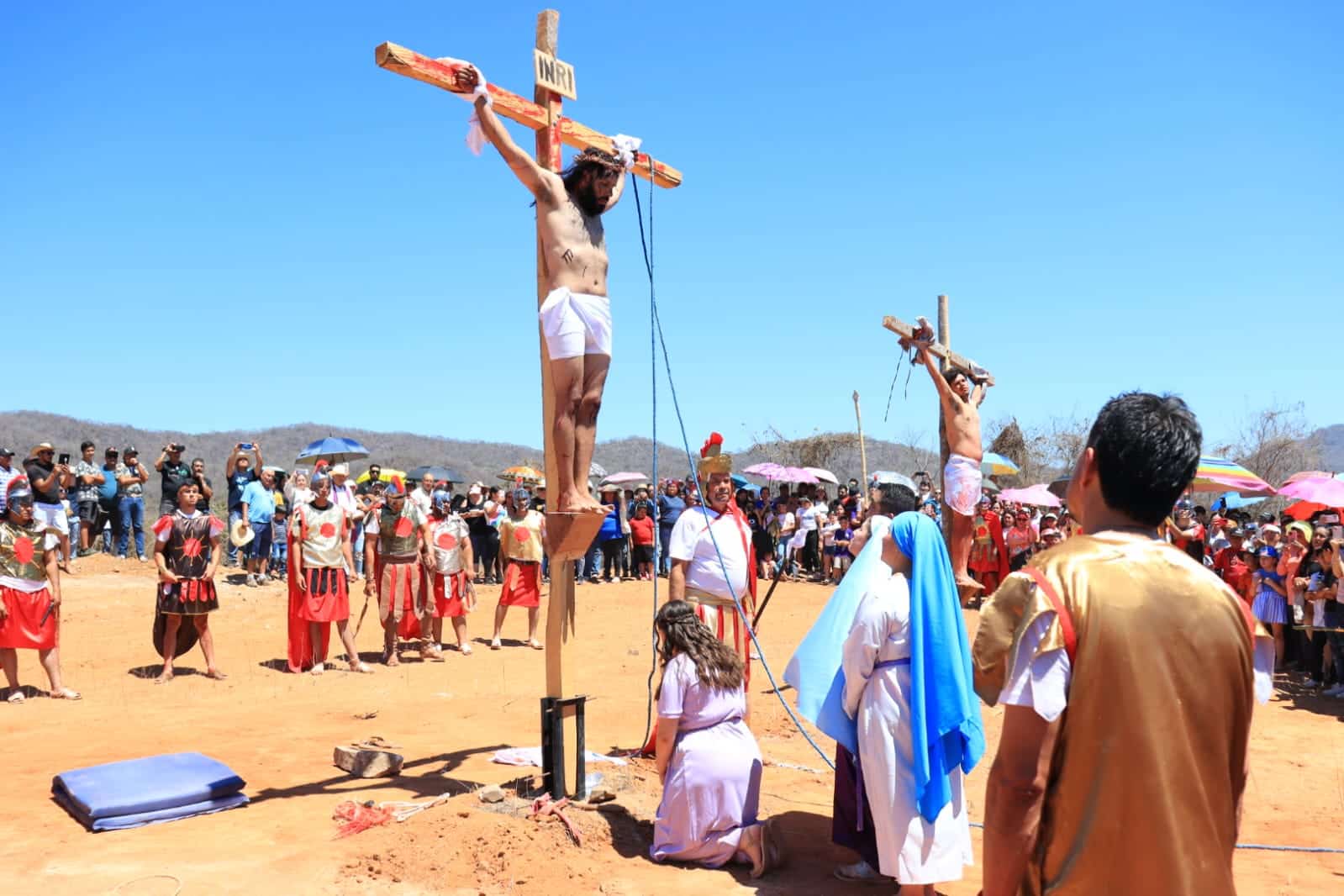 Representación de Viacrucis