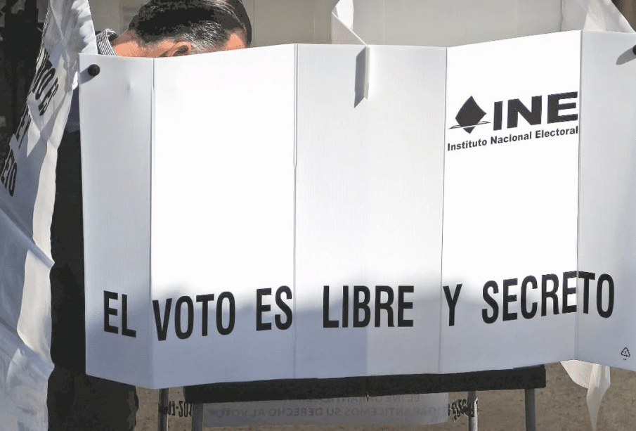 Casilla para votación de INE