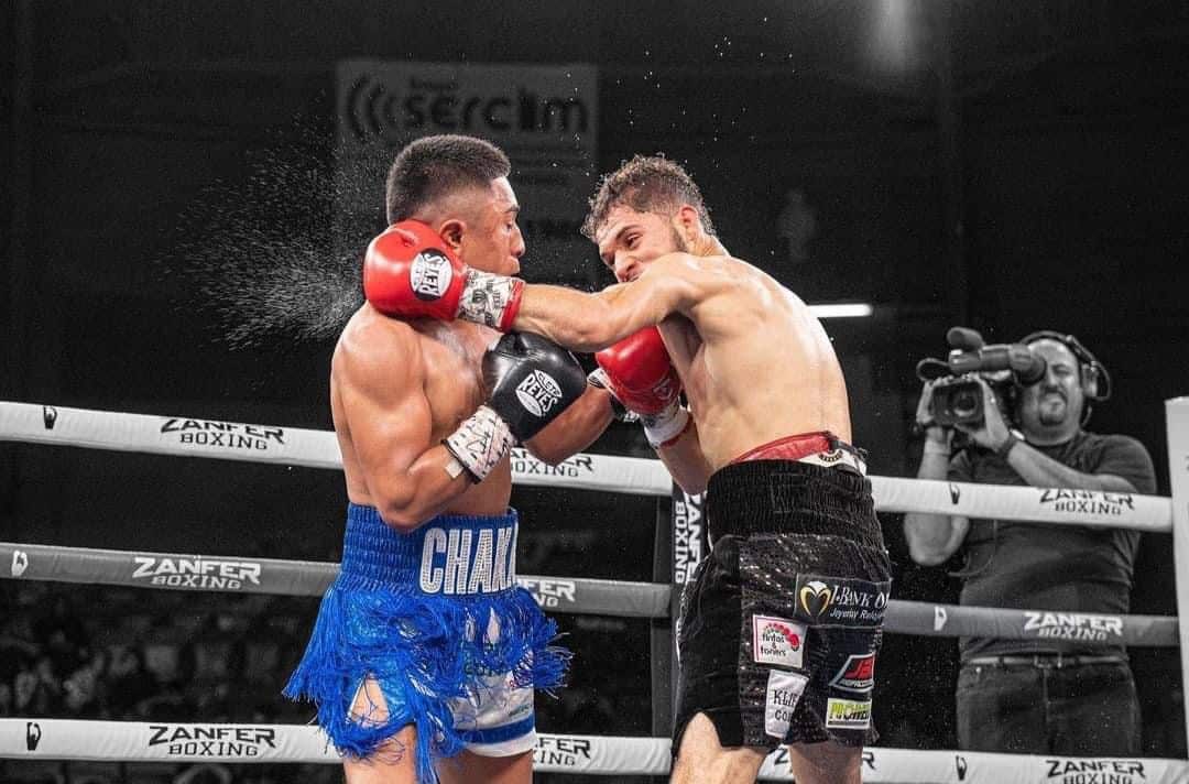 Raúl “Tocherito” Rubio durante un combate