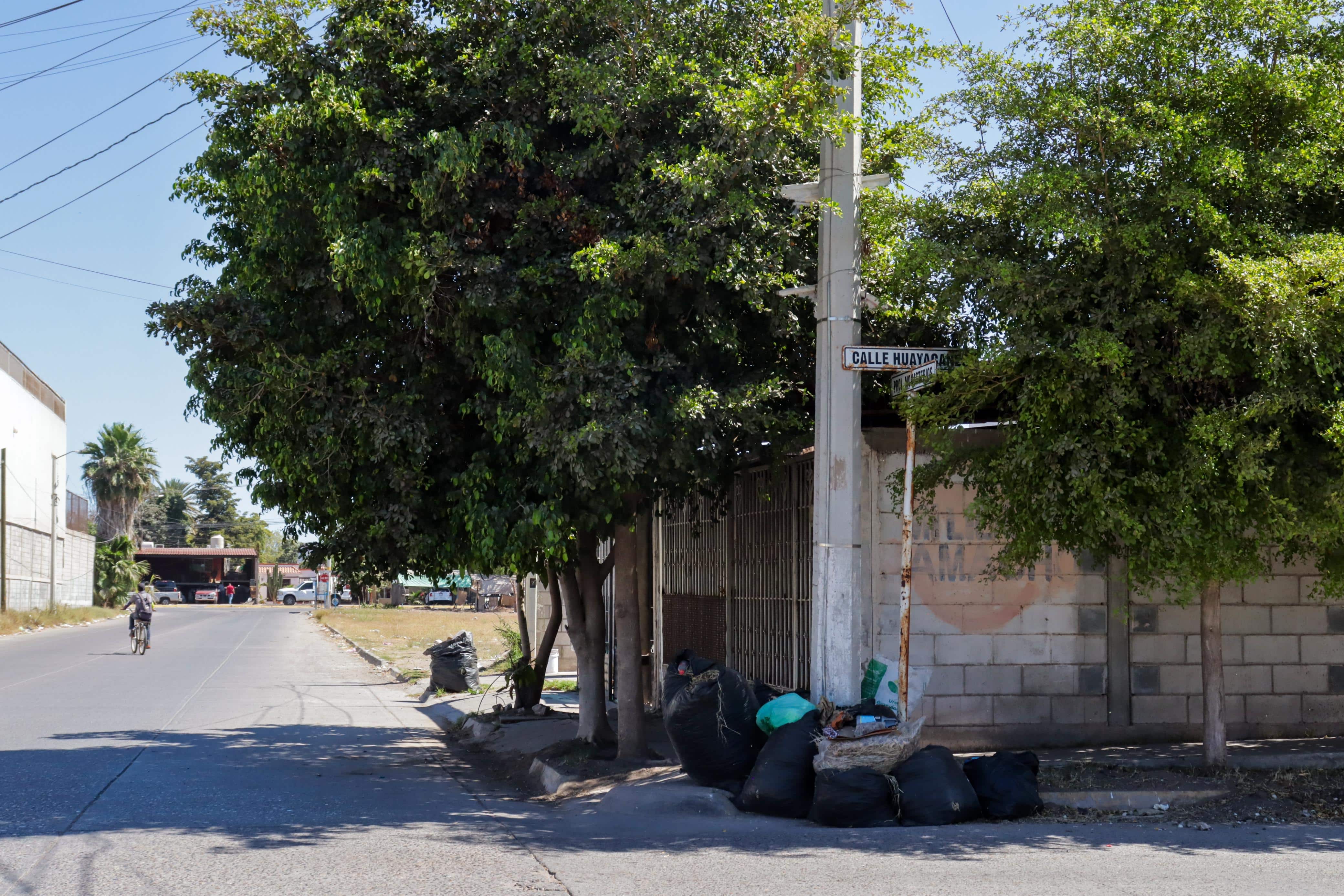Basura acumulada tras retraso de recolección en sectores de Los Mochis