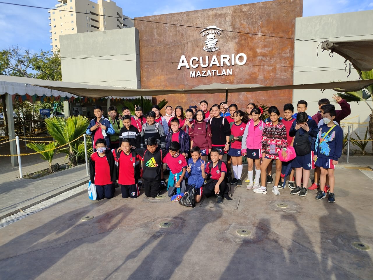 Asistentes al Acuario Mazatlán