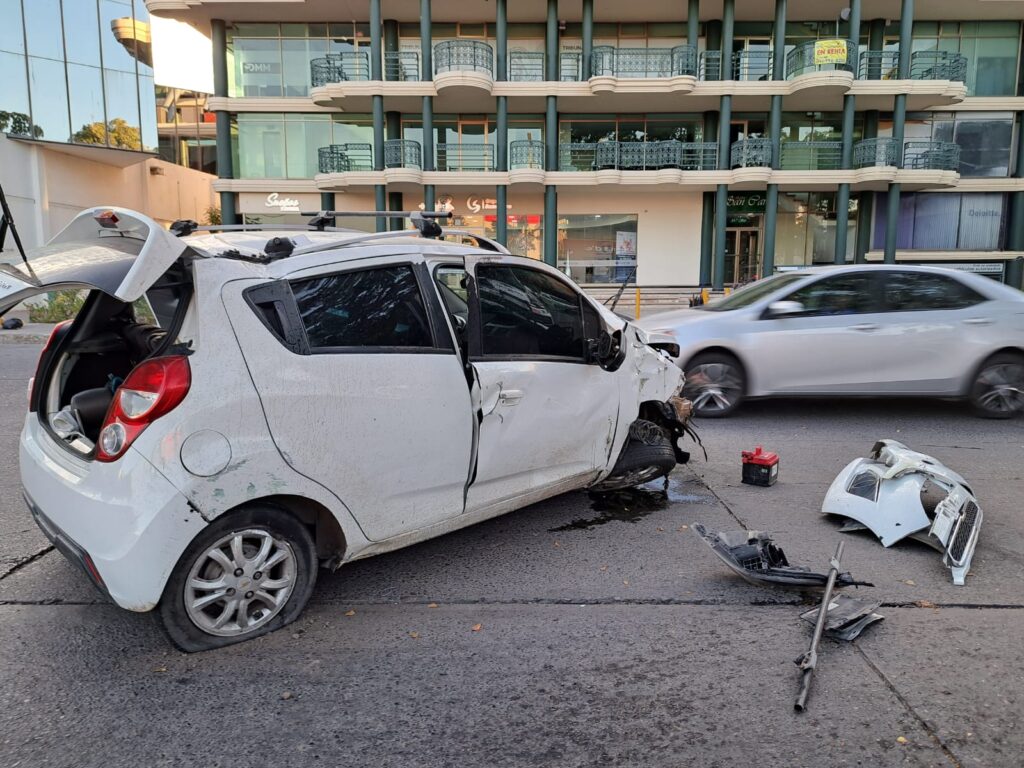 Accidente de carro en Culiacán