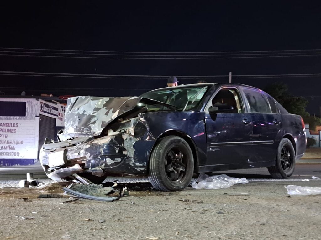 El accidente ocurrió la noche de este miércoles, en el fraccionamiento Villa Bonita.