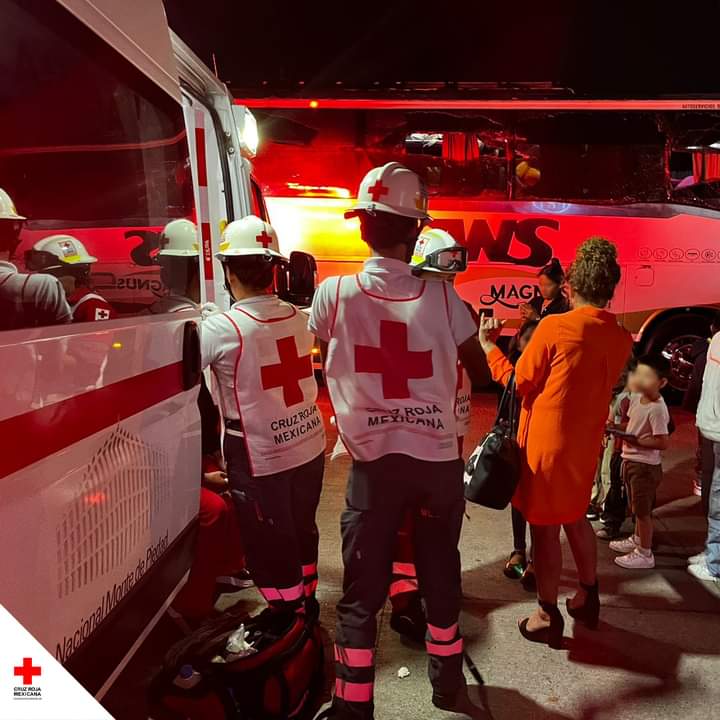 Accidente de autobús en Mazatlán