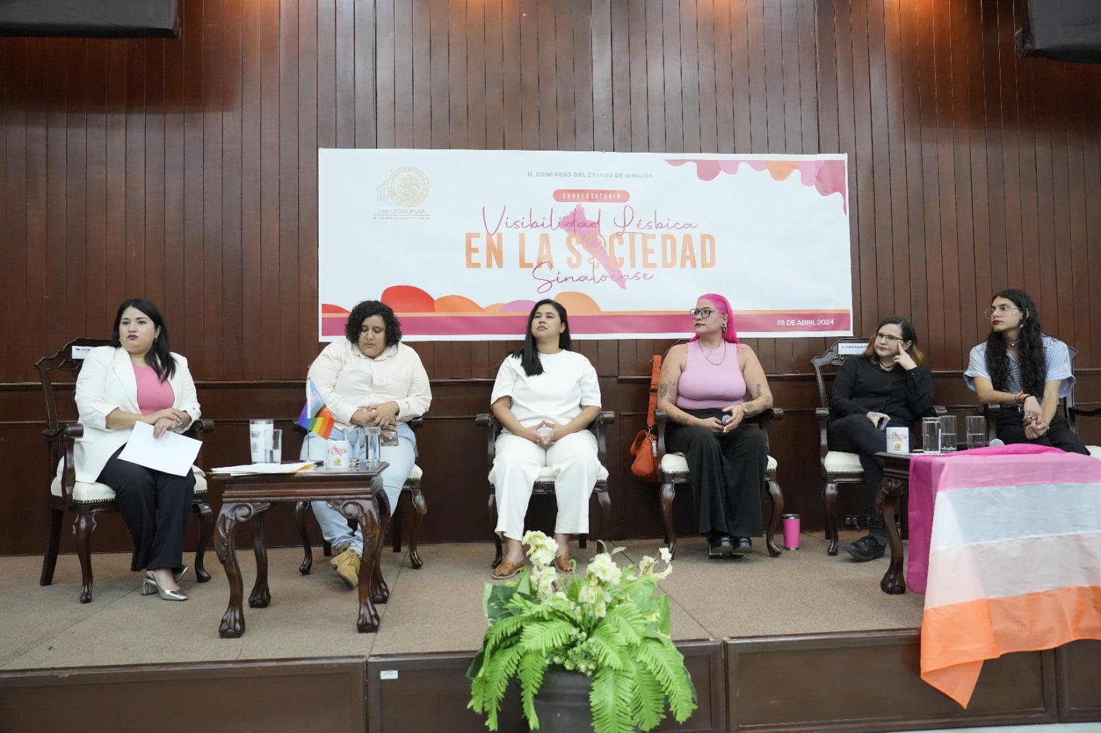 primer conversatorio de: Visibilidad lésbica en la sociedad sinaloense que organizó la Comisión de Igualdad, Género, Diversidad Sexual e Inclusión, del Congreso del Estado de Sinaloa