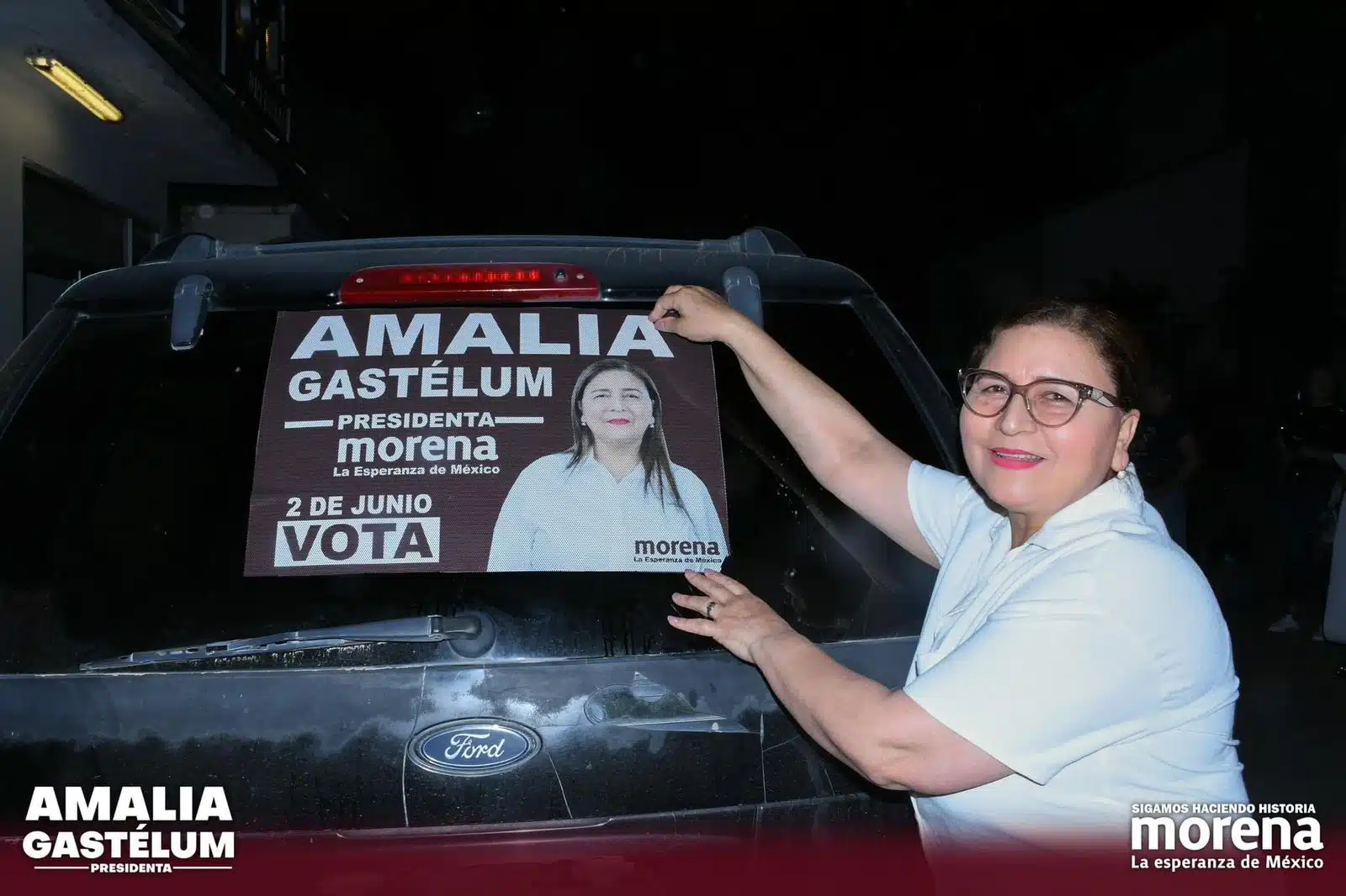 Amalia Gastélum Barraza, candidata a presidenta municipal de Choix por el partido de Morena