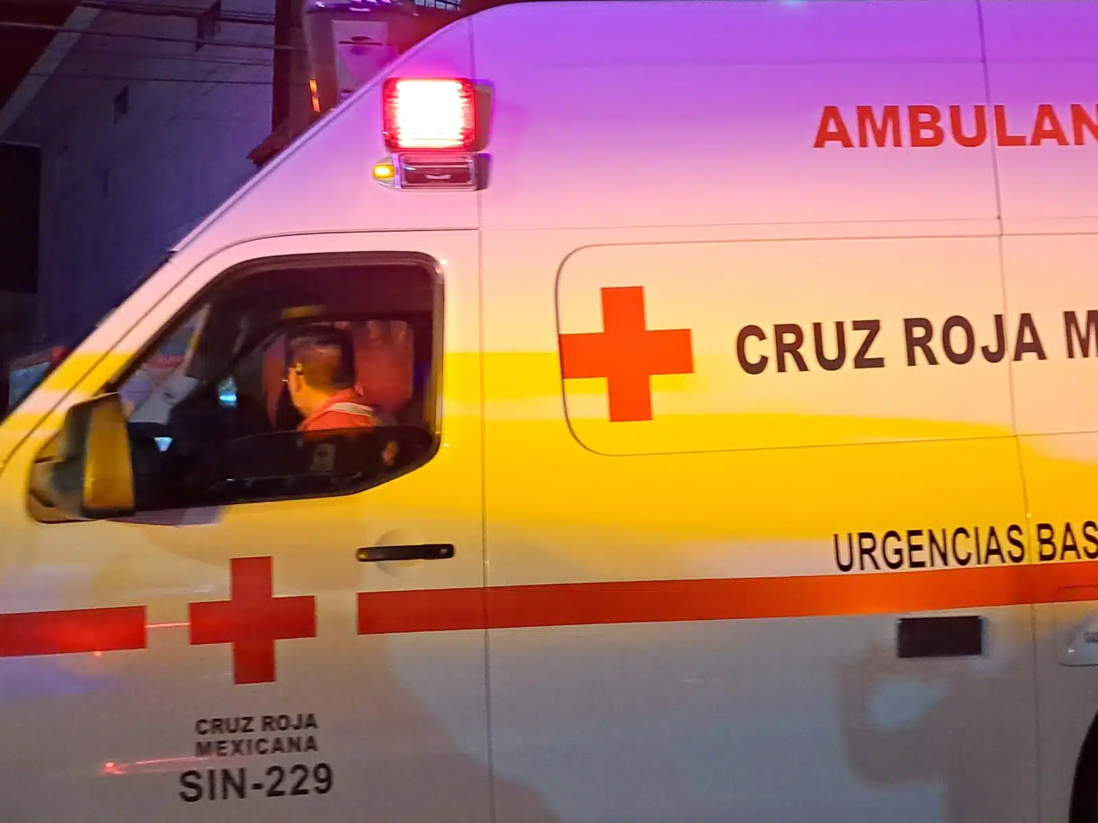 Ambulancia de la Cruz Roja de Culiacán