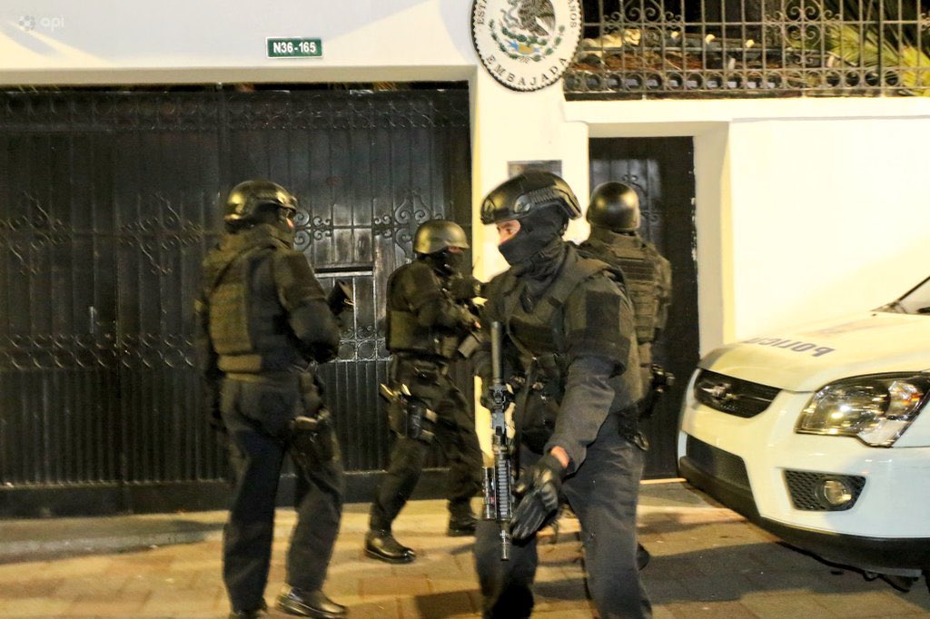 Anuncia México ruptura de relaciones diplomáticas con Ecuador