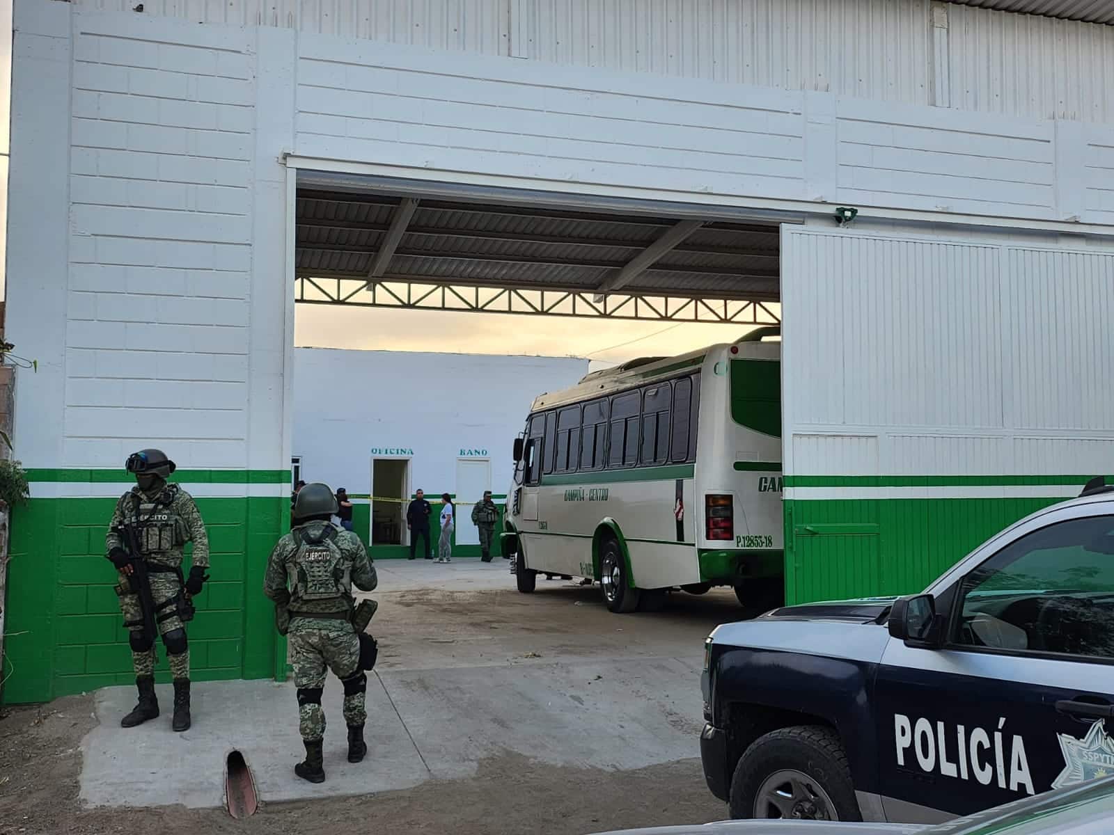 Bodega y asesinato en Culiacán