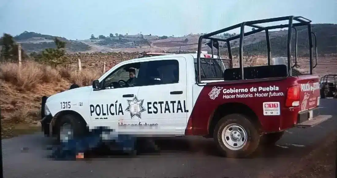 Asesinan a cuatro policías en Puebla; hubo enfrentamiento con grupos criminales