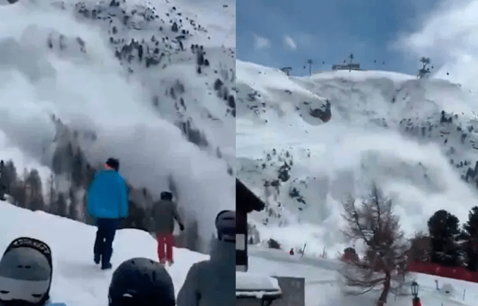 Avalancha sepulta a decenas de personas en Suiza