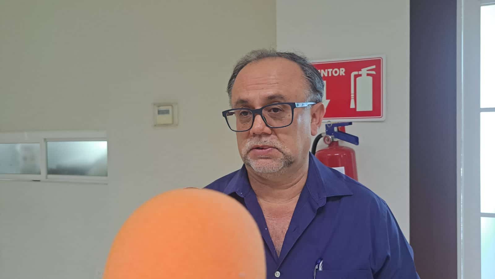 El jefe del Distrito de Riego 075 de la Comisión Nacional del Agua, Blas Espinoza Quintero.