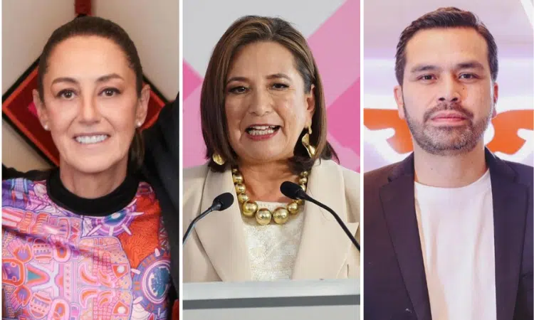 Sheinbaum, Gálvez y Álvarez Máynez se encuentran para su segundo debate presidencial