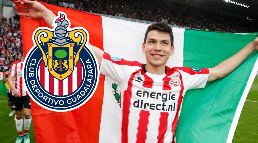 Hirving “Chucky” Lozano actualmente milita en Europa con el PSV.