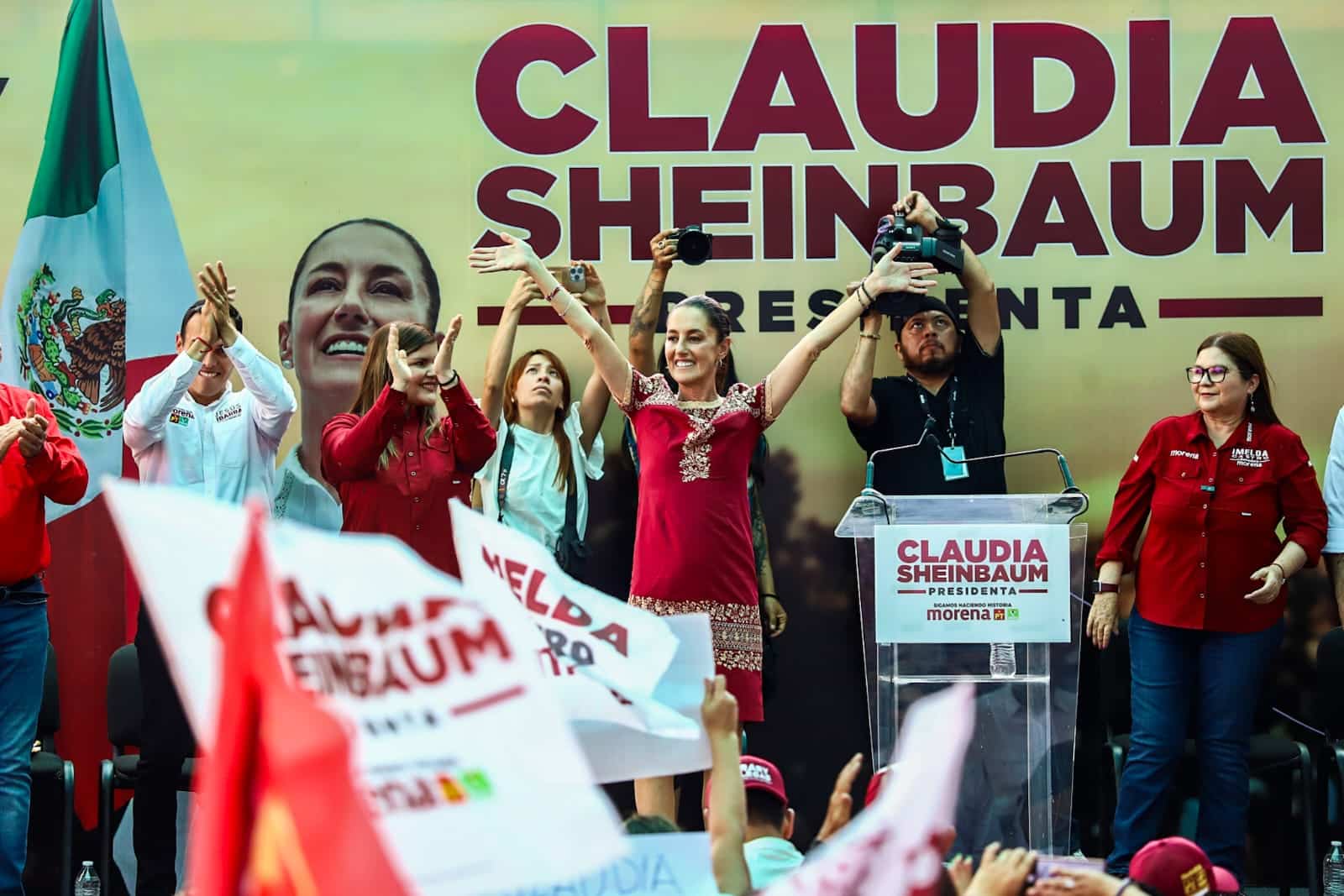 Mitin de Claudia Sheinbaum en Culiacán