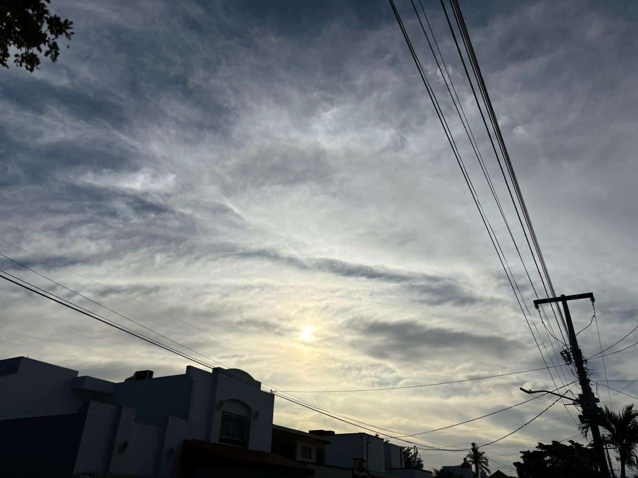 Cielo cubierto por nubosidad