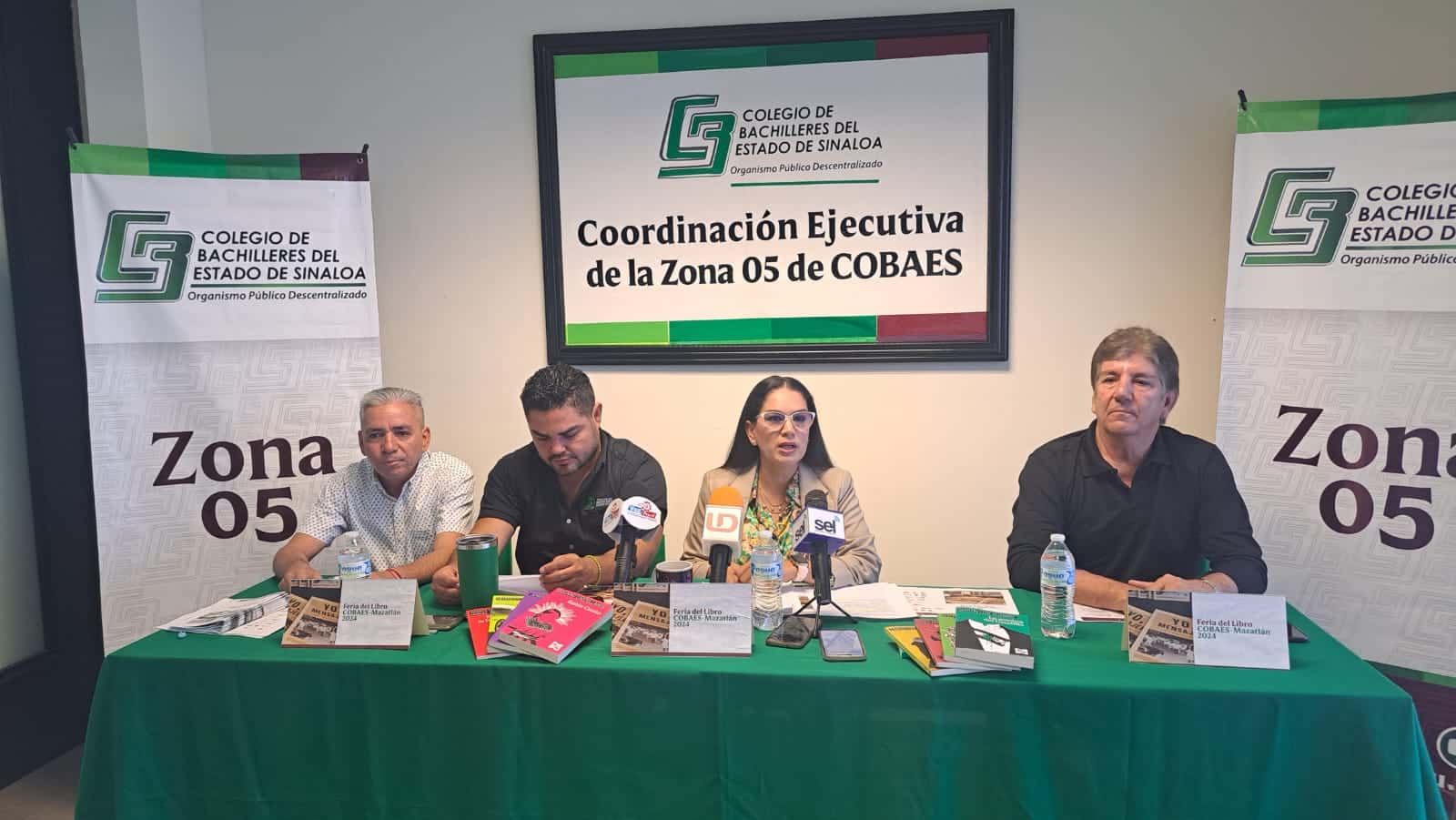 Anuncian en rueda de prensa la segunda edición de la Feria del Libro Cobaes Mazatlán 2024