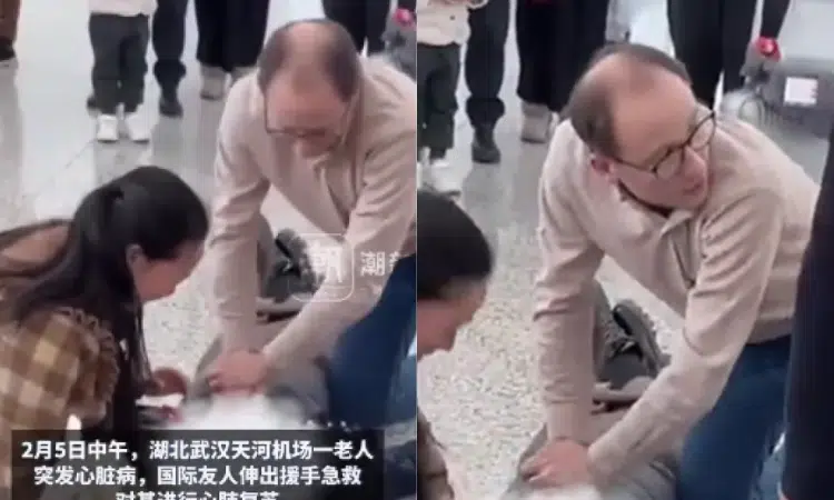 Médico español salva la vida de una mujer en aeropuerto de China