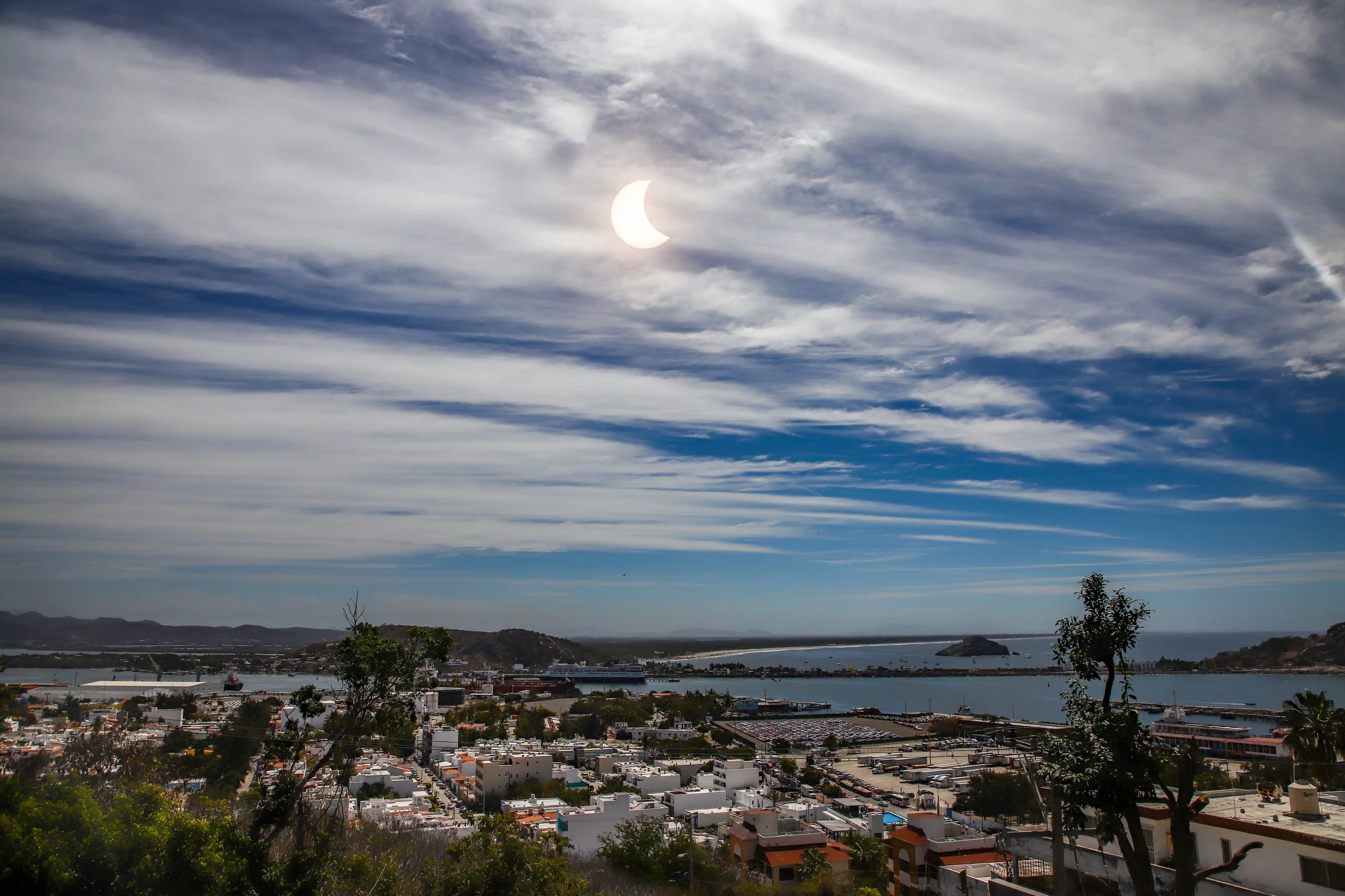 Eclipse solar desde Mazatlán