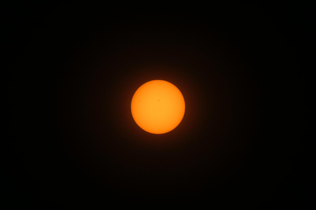 Secuencia del desarrollo del eclipse total de sol 2024 en Guasave.