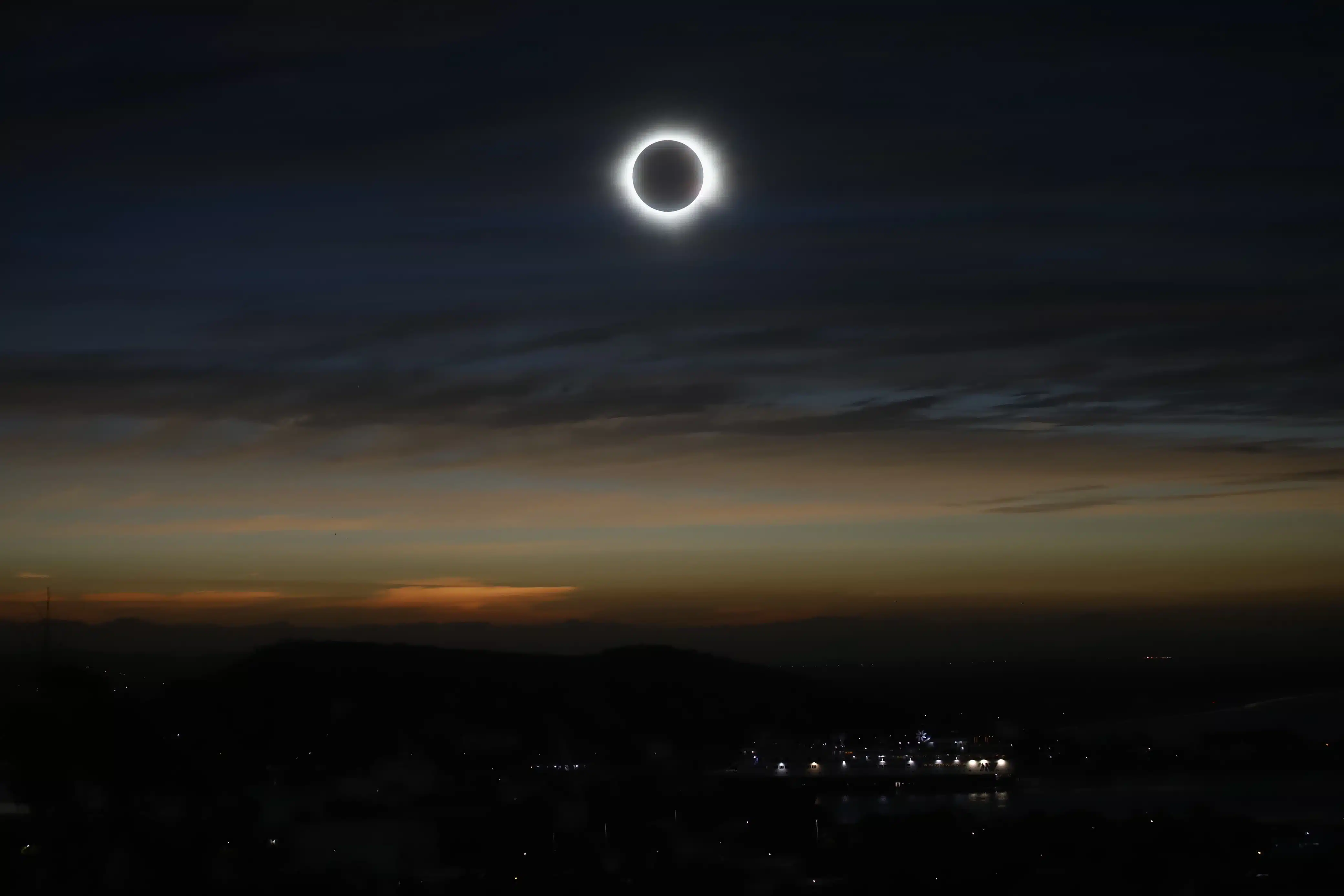 Eclipse desde Mazatlán