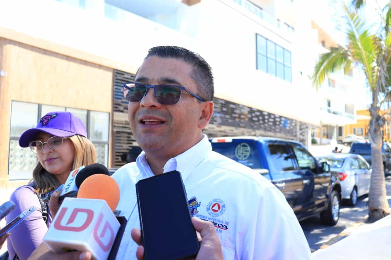 Coordinador municipal de Protección Civil, Eloy Ruiz Gastélum.