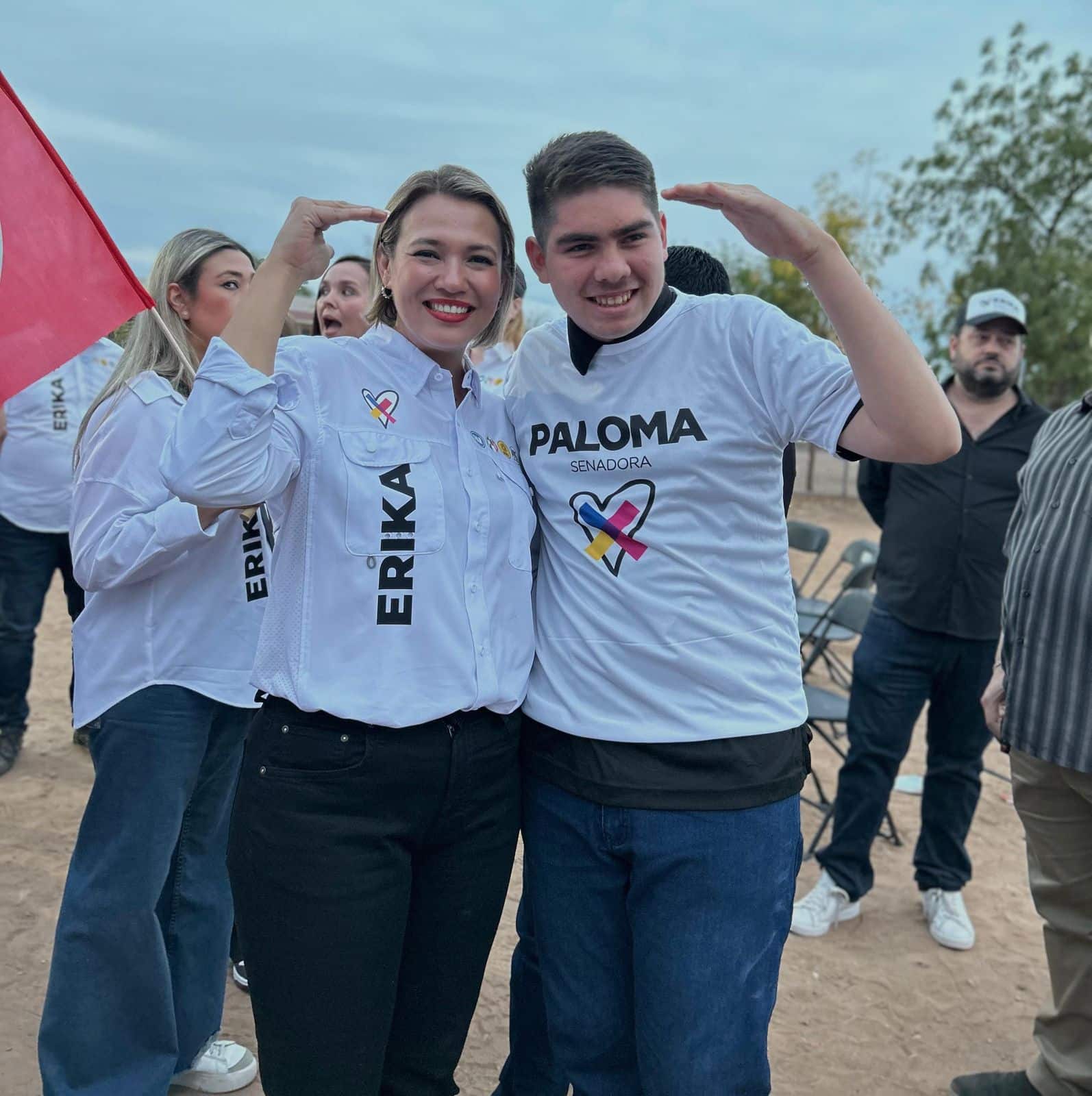 Érika Sánchez en su segundo día de campaña en Costa Rica, Culiacán
