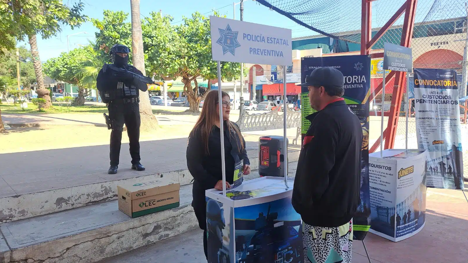 Feria del empleo para formar parte de la Policía Municipal o Estatal Preventiva en Mazatlán