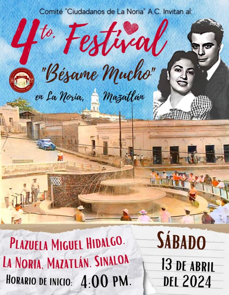 Póster promocional del Festival “Bésame Mucho”