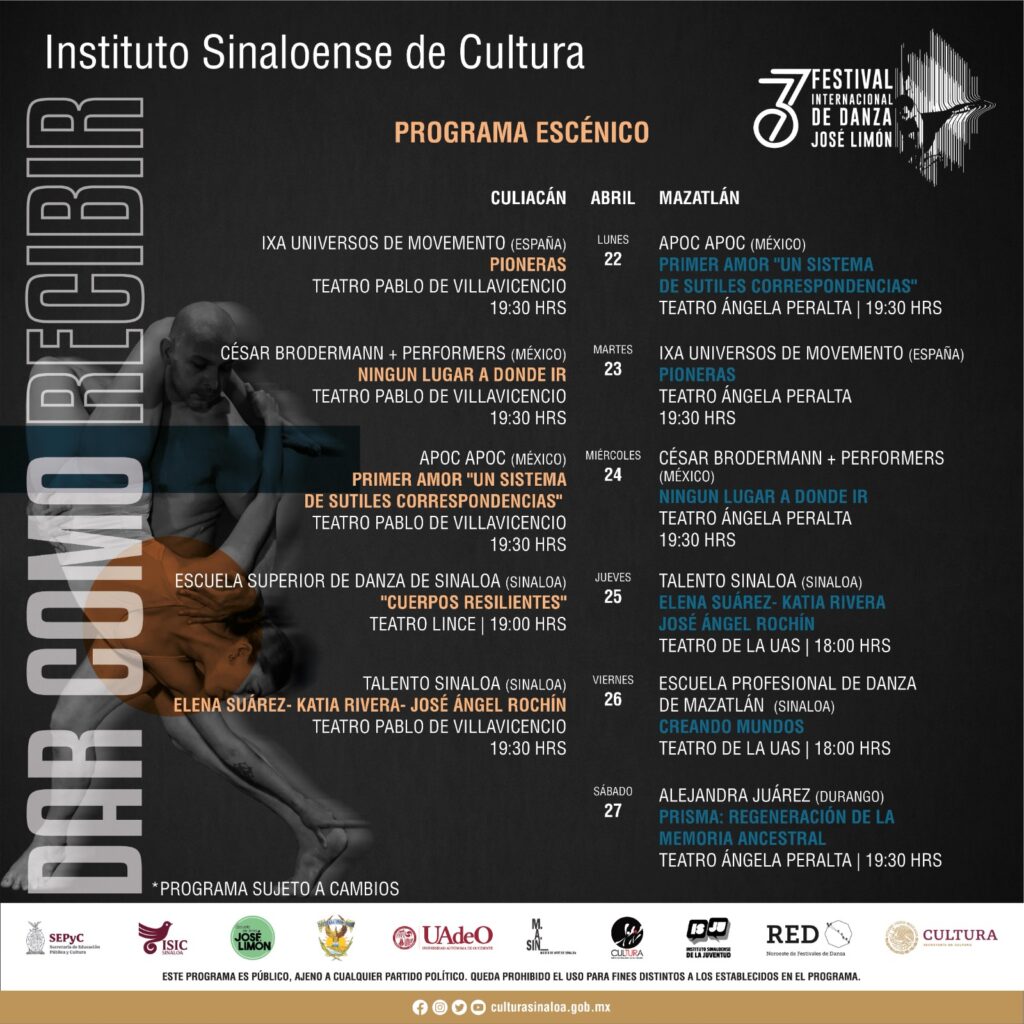Festival Internacional de Danza José Limón en Mazatlán