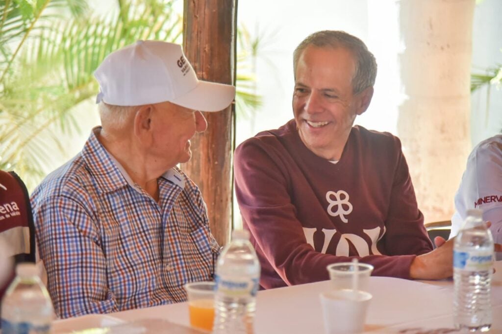 Gerardo Vargas Landeros, candidato de Morena a la alcaldía de Ahome, durante su campaña