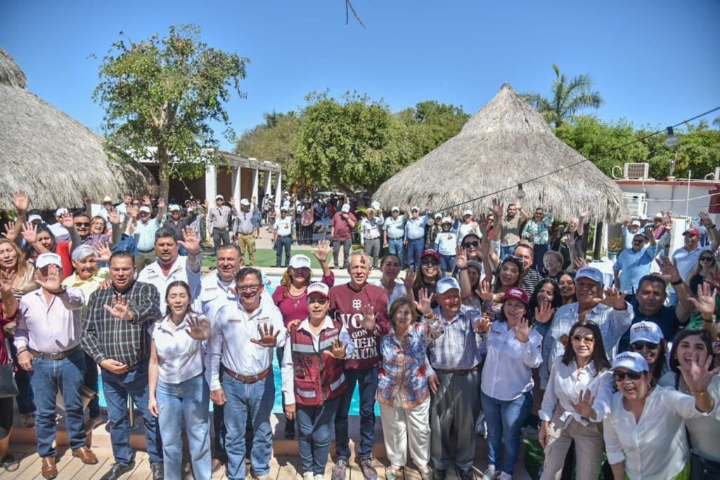 Gerardo Vargas Landeros, candidato de Morena a la alcaldía de Ahome, durante su campaña