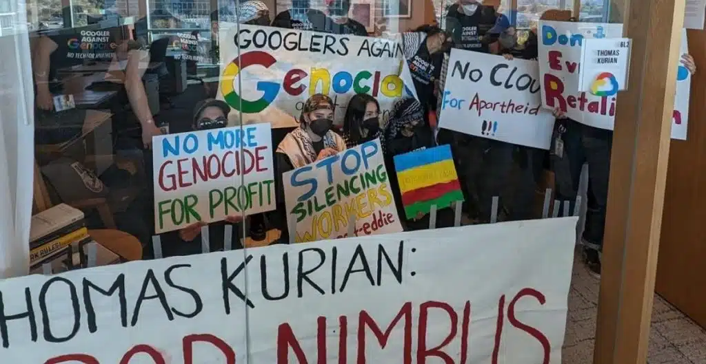 Google despide a 28 empleados que protestaron contra el Gobierno de Israel