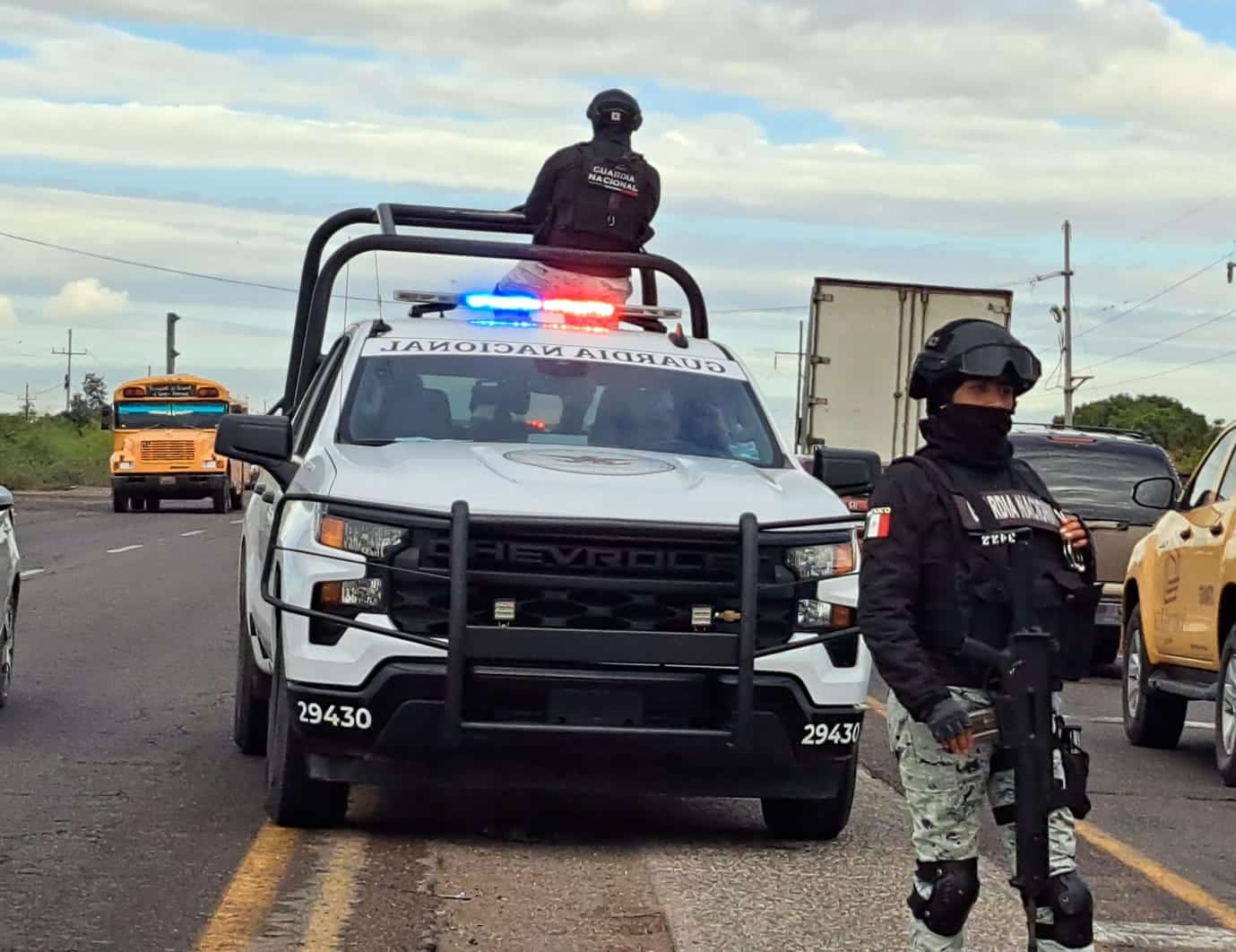 Elementos de la Guardia Nacional