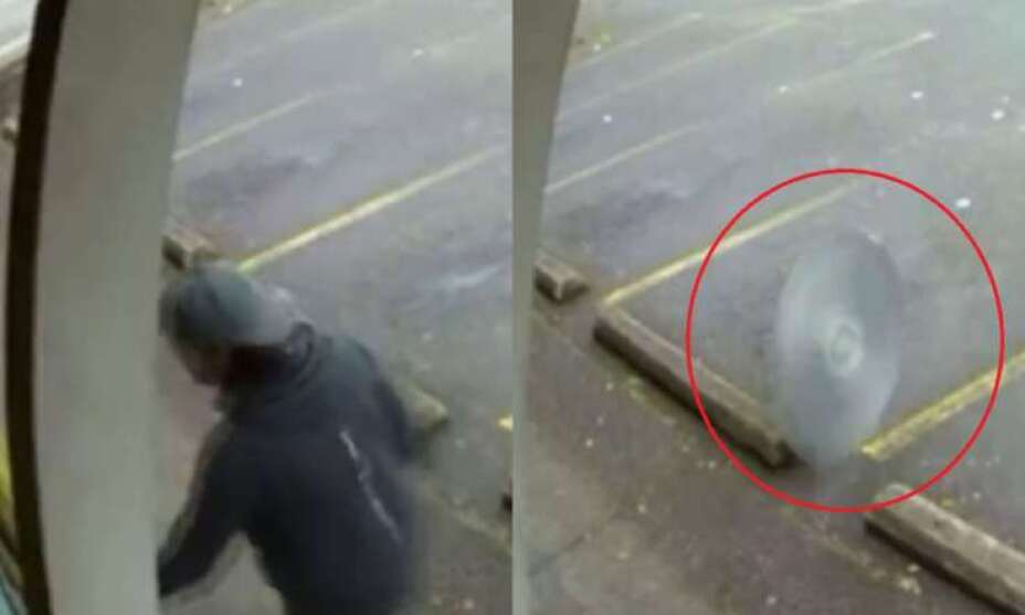 Un hombre se salva de que una sierra lo impacte en Estados Unidos