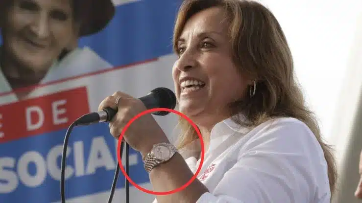 Incautan tres relojes Rolex a la presidenta Dina Boluarte; asegura que eran prestados