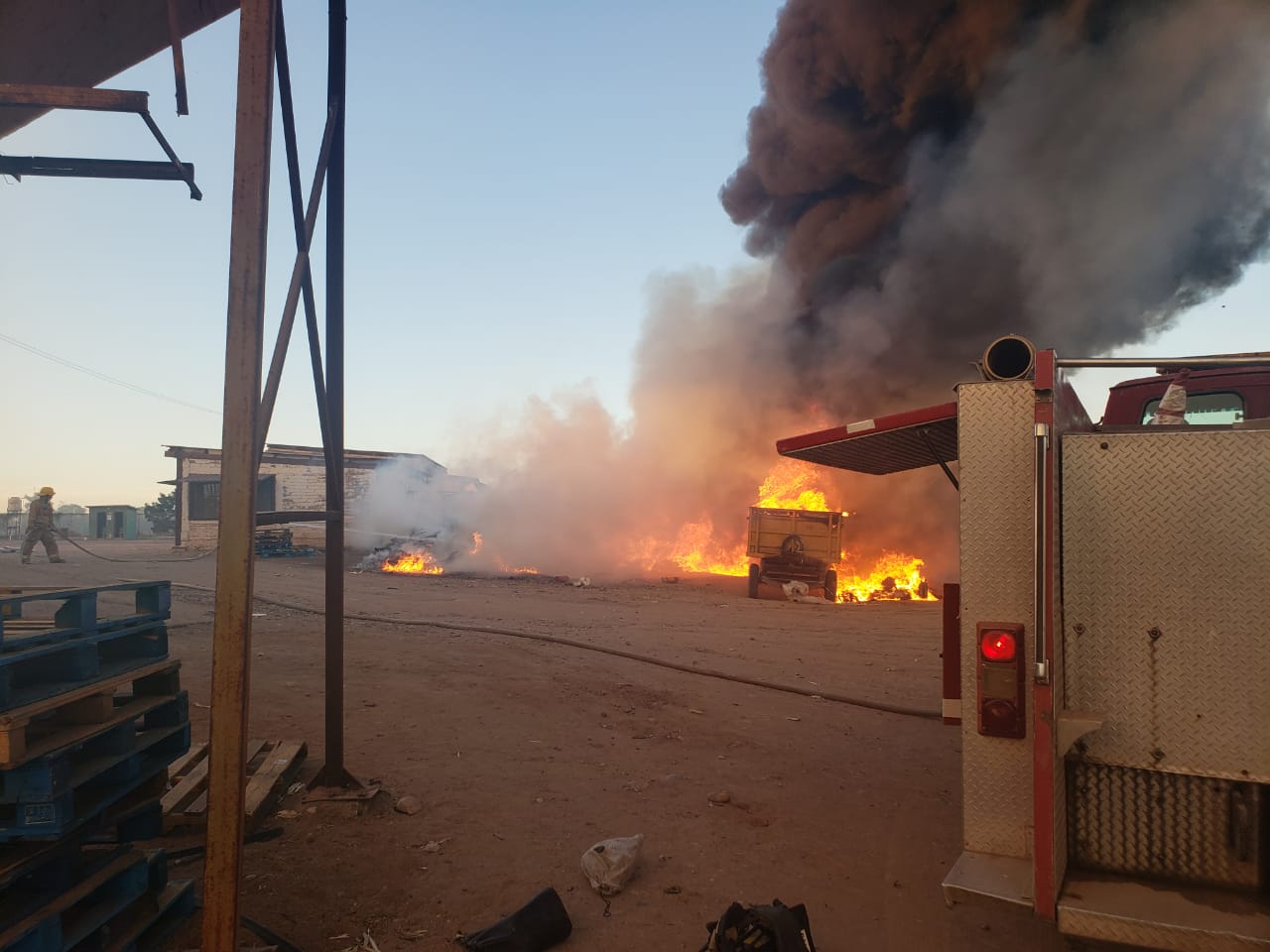 Incendio en Charay, El Fuerte