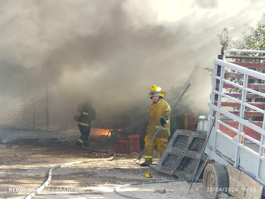 Incendio en un domicilio de Escuinapa