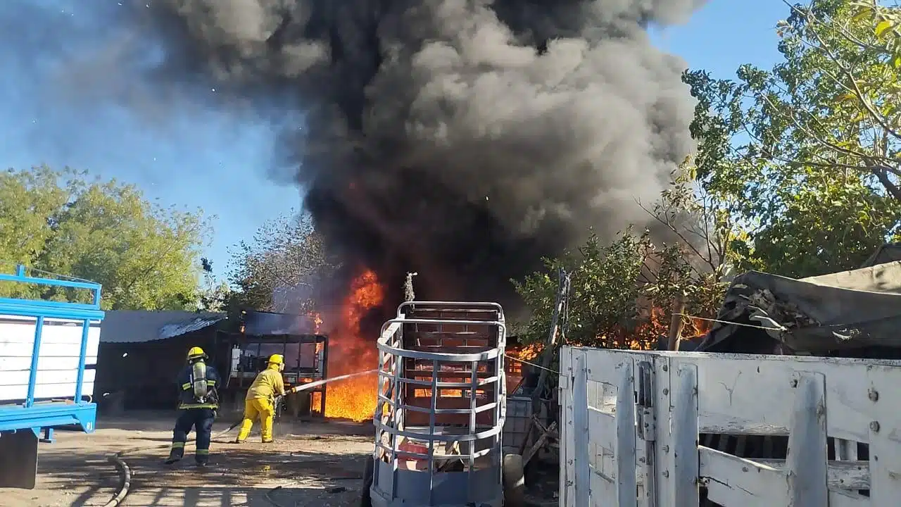 Incendio en un domicilio de Escuinapa