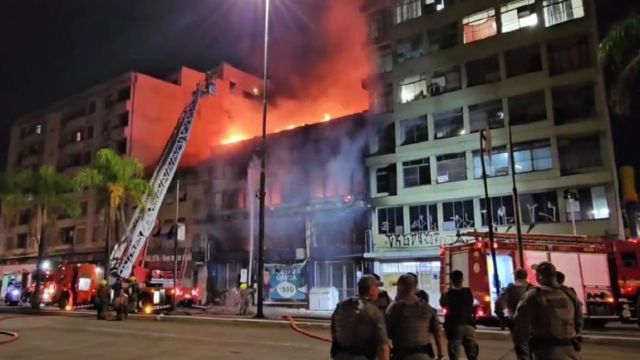Incendio en albergue de Brasil deja 10 fallecidos