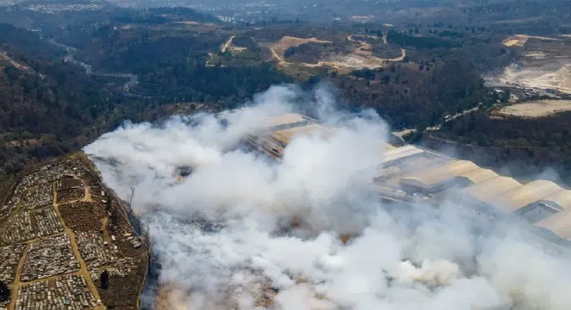 Decretan estado de calamidad por incendios en Guatemala