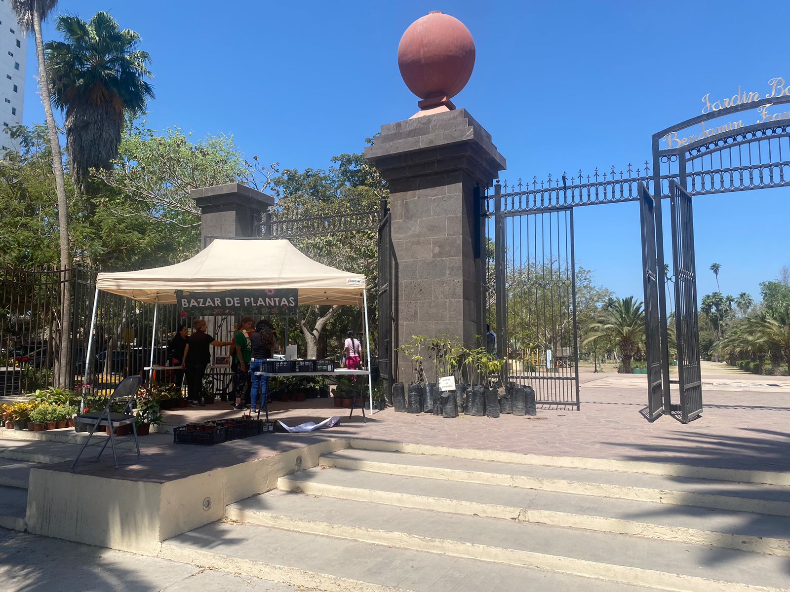 Entrada al Jardín Botánico Benjamín Francis Johnston