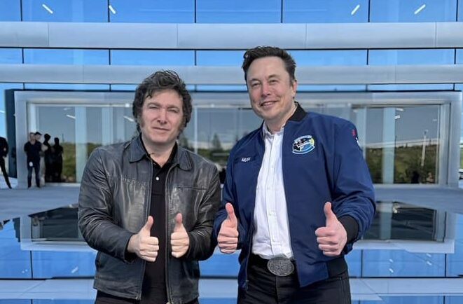 Javier Milei y Elon Musk