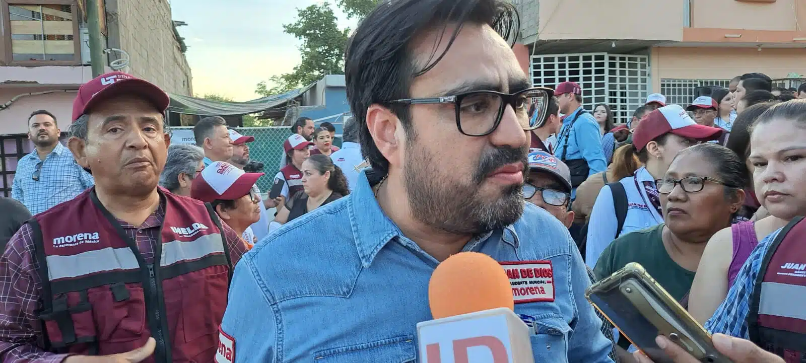 Juan de Dios Gámez, candidato a presidente municipal de Culiacán por Morena.